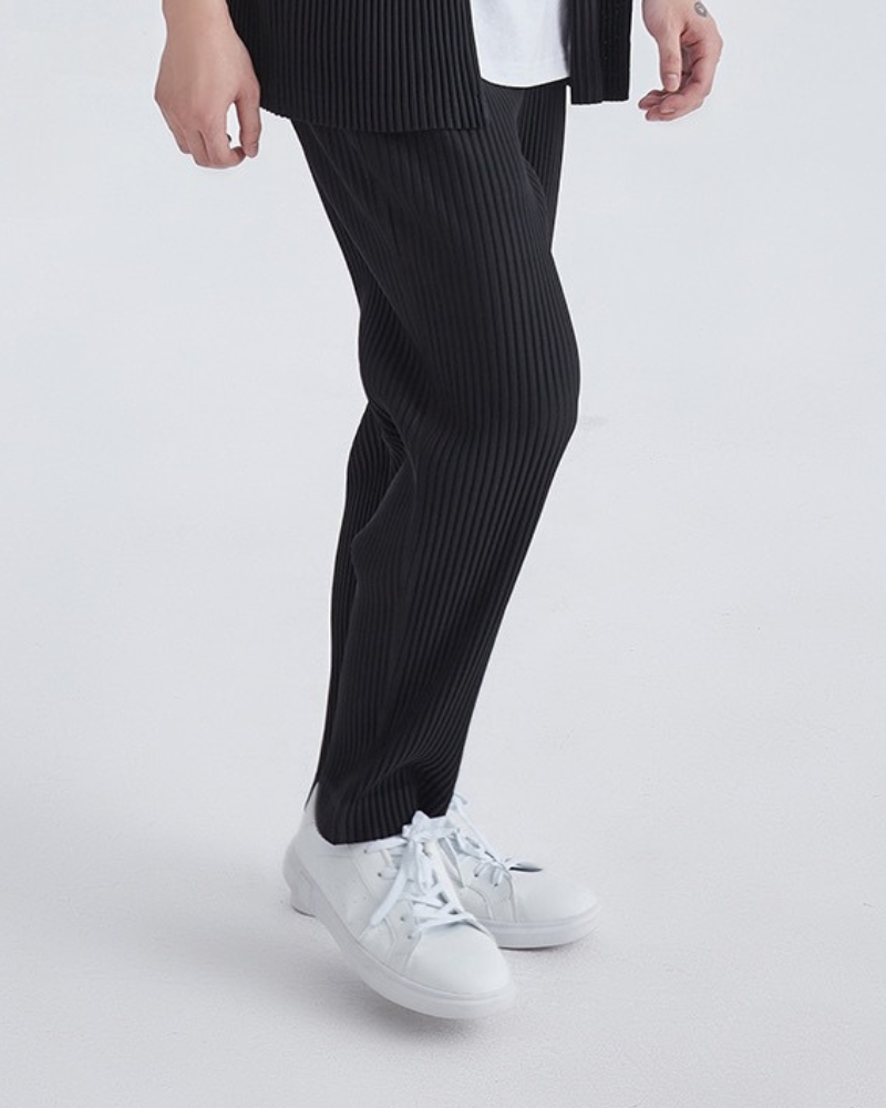 Pantalone in cotone a costine