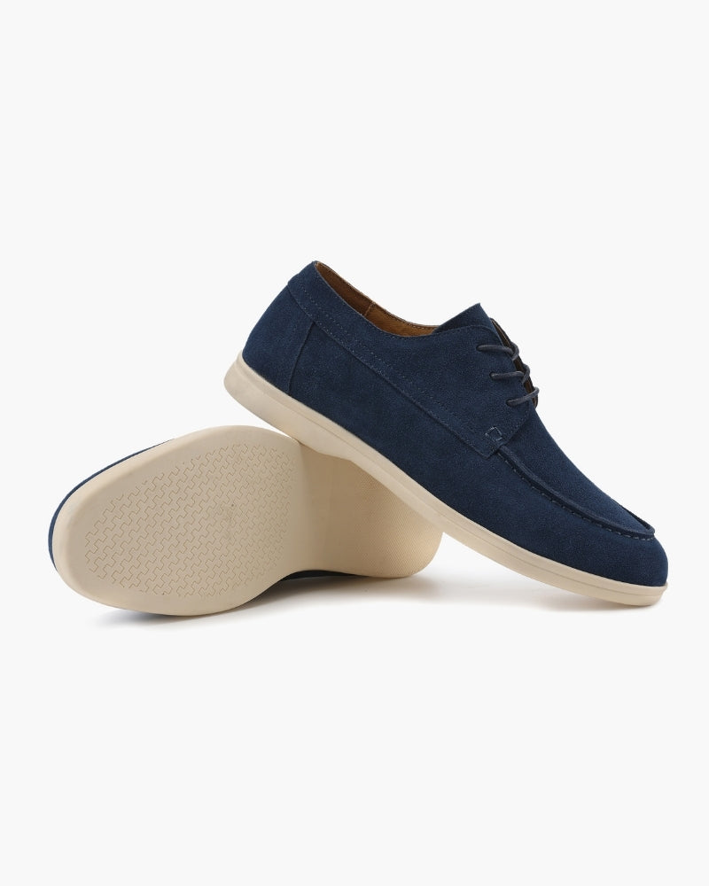 Scarpe stringate in pelle scamosciata premium