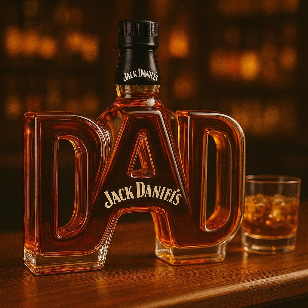 Jack Daniel's Whiskey Flask - Dad Edition