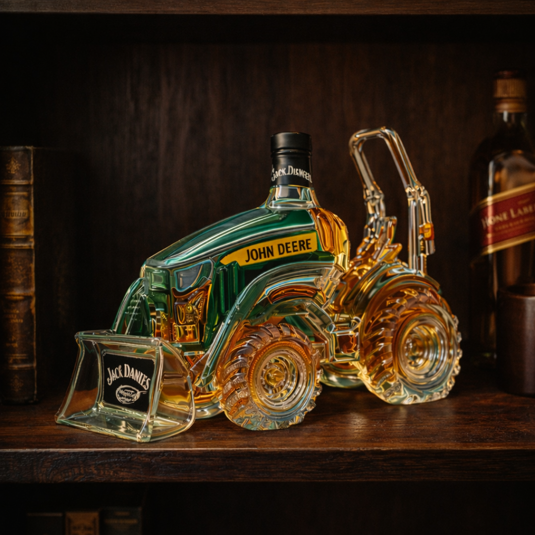Jack Daniel's Whisky Flask - Tractor Edition