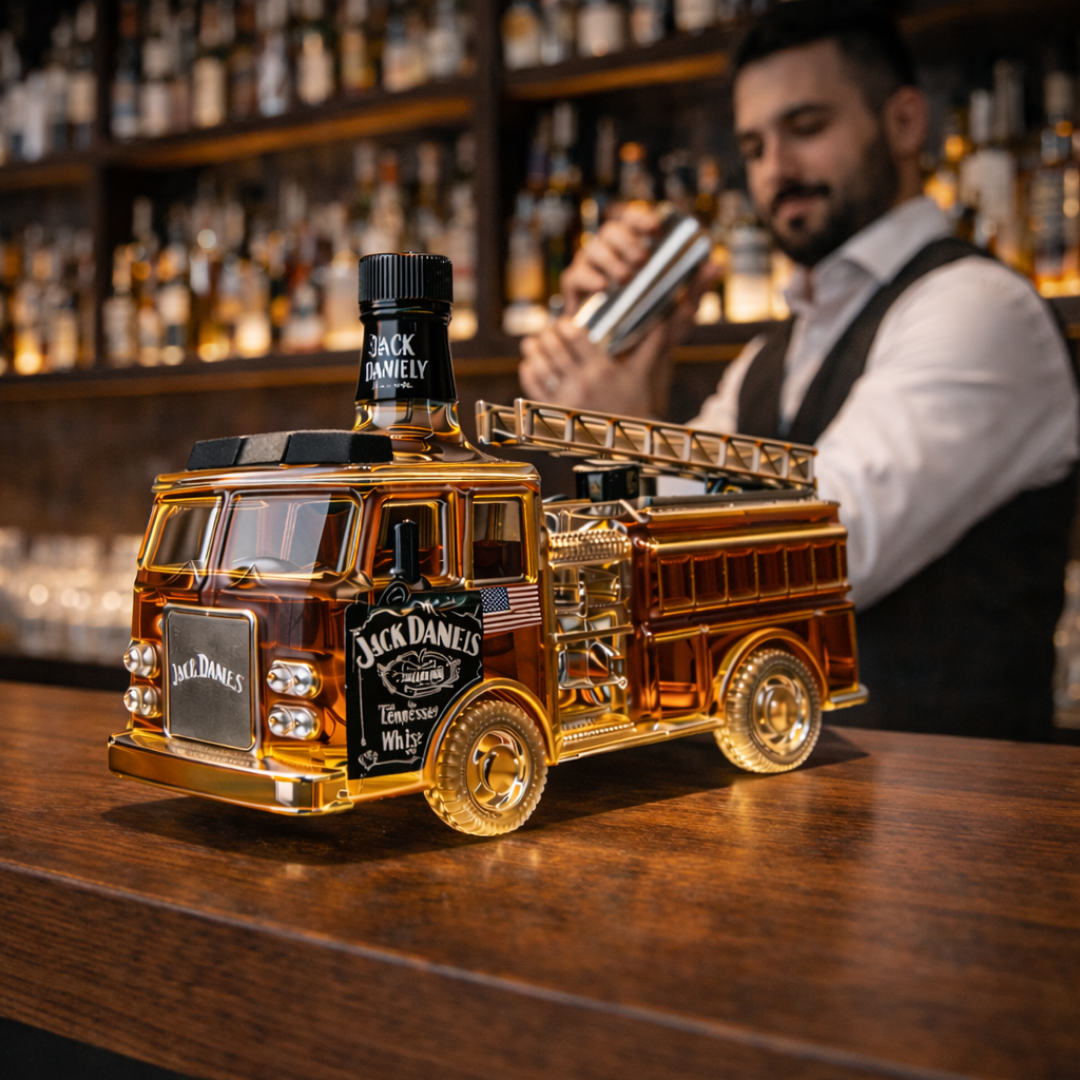 Jack Daniel's Firefighter Edition Whiskey Bottle