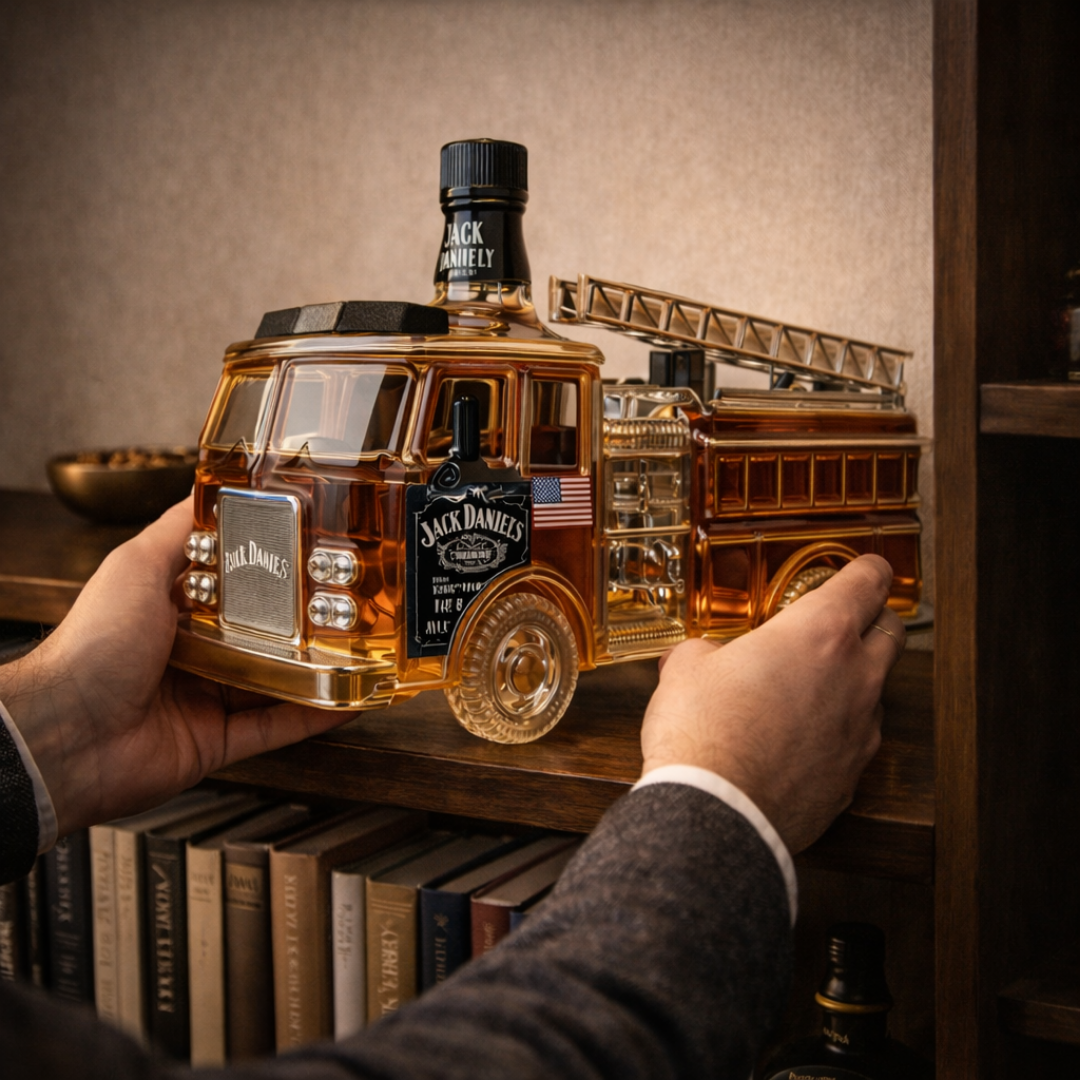 Jack Daniel's Firefighter Edition Whiskey Bottle