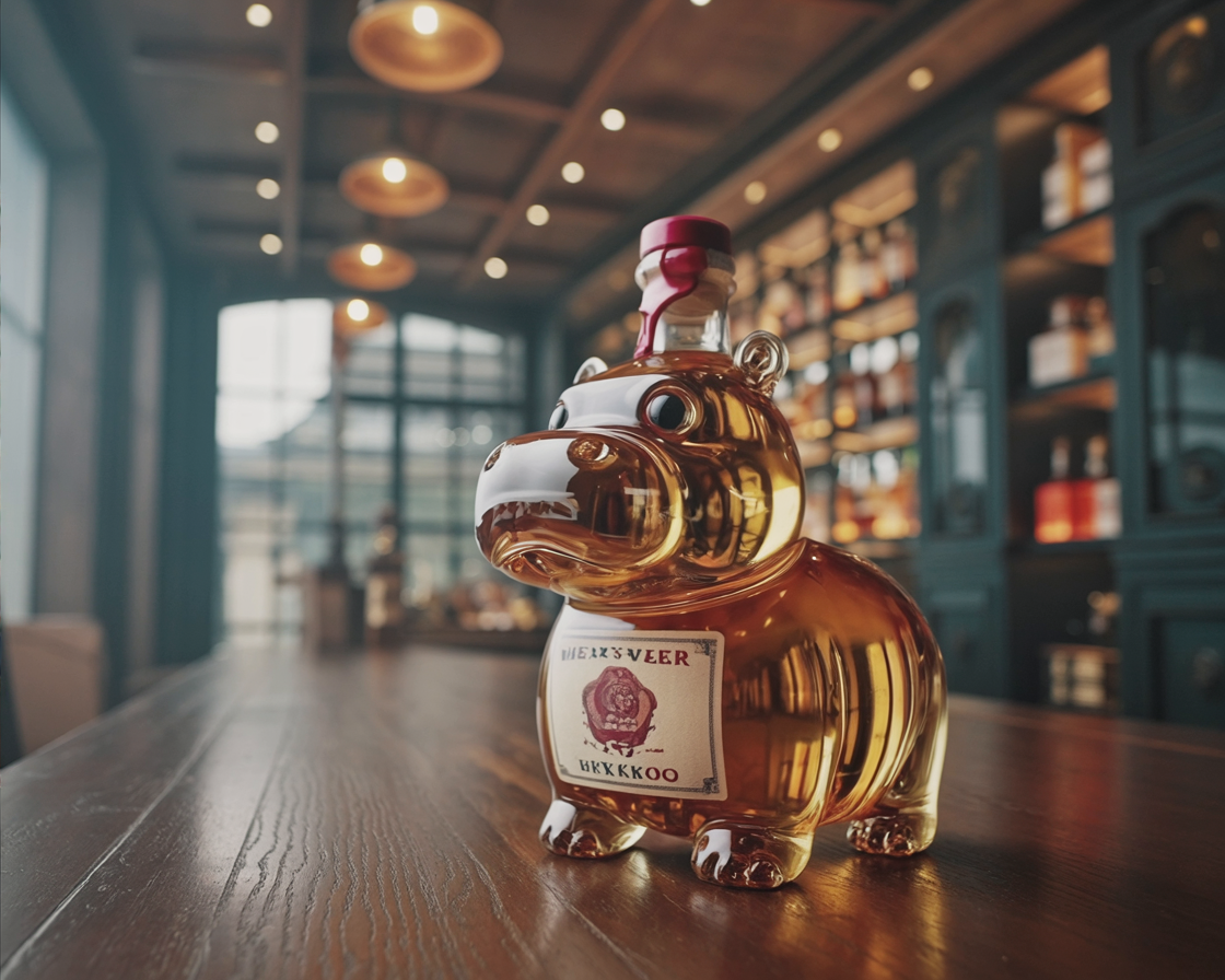 Decanter per Whisky - Edizione Ippopotamo