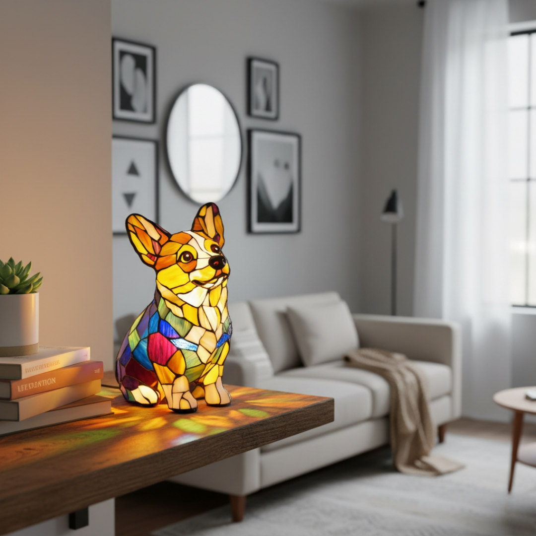 Graceful Corgi of Eternal Glow for a Warm Home