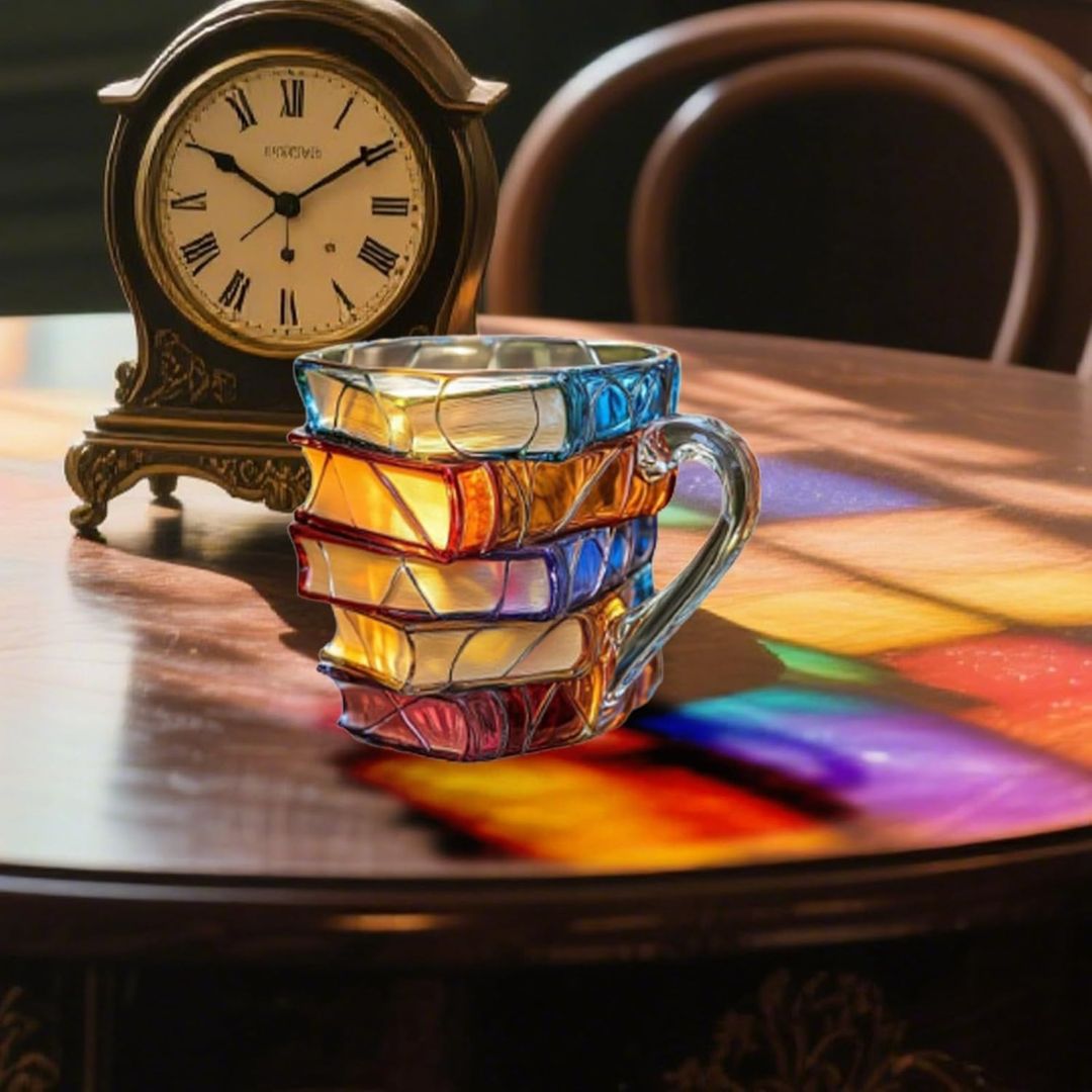 Original Handcrafted 3D Lucky Mug for Book Lovers