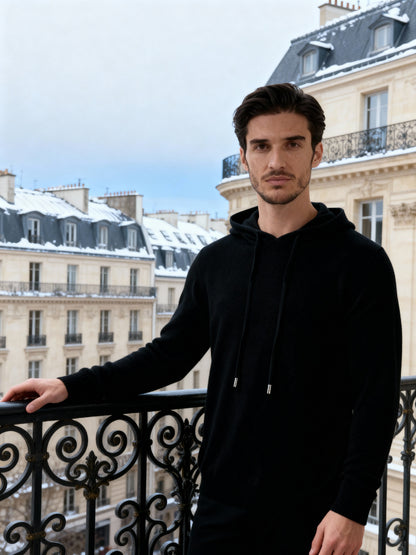 100% Cashmere Hoodie