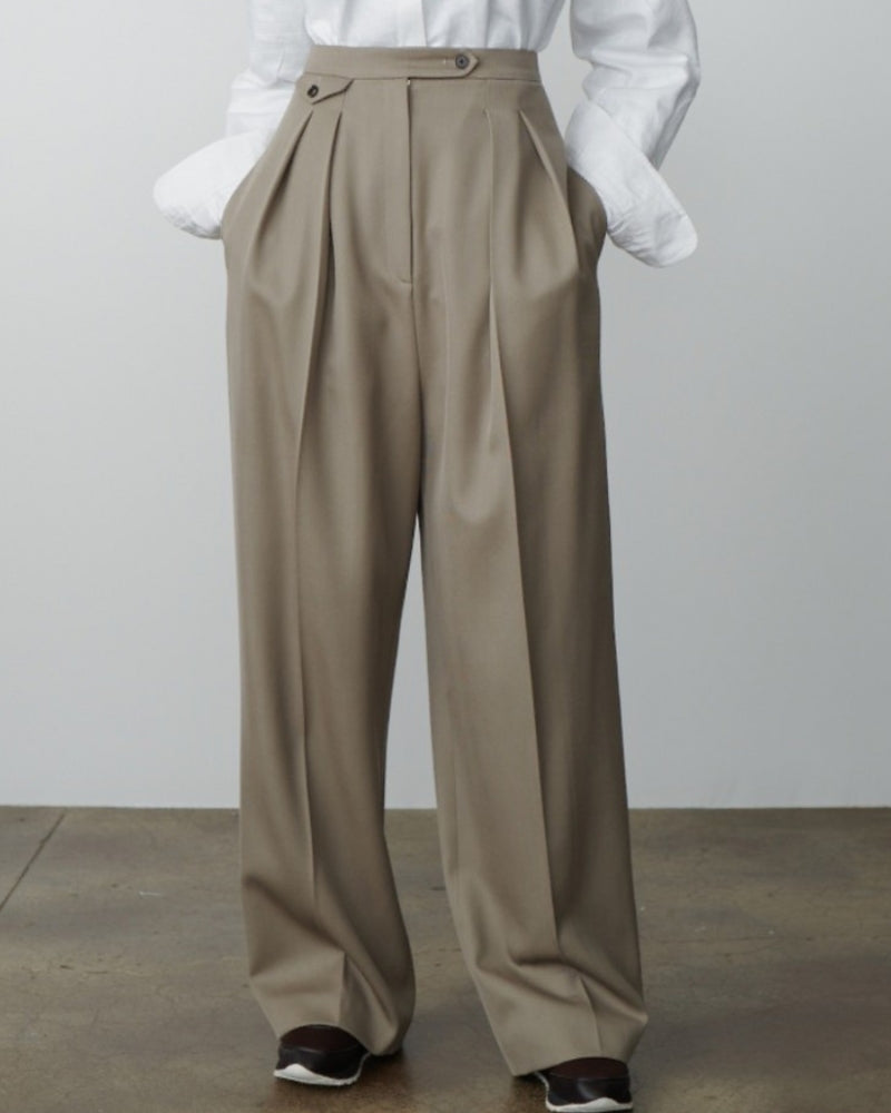 Pantalone Oversize di Lana