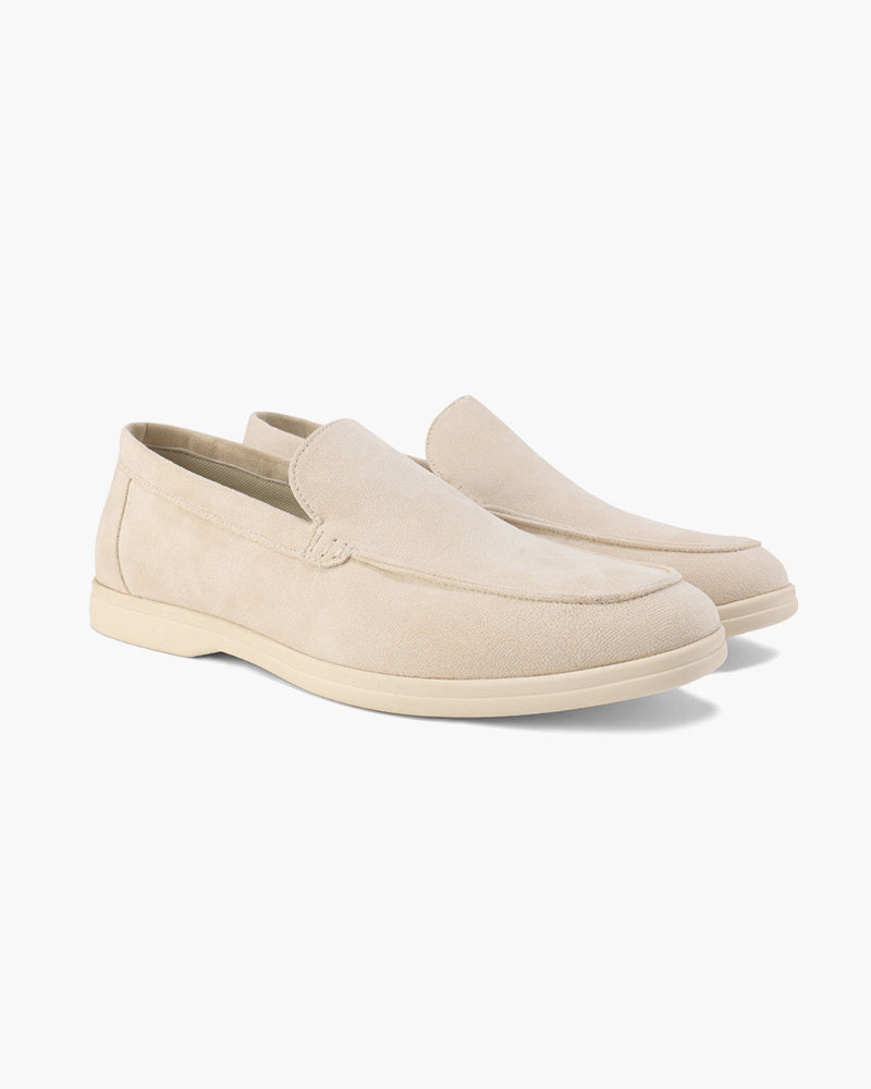Mocassini in camoscio stile "Old Money"