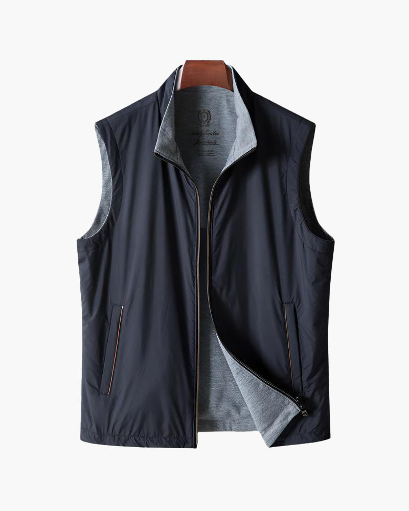 Gilet in pile dal taglio aderente