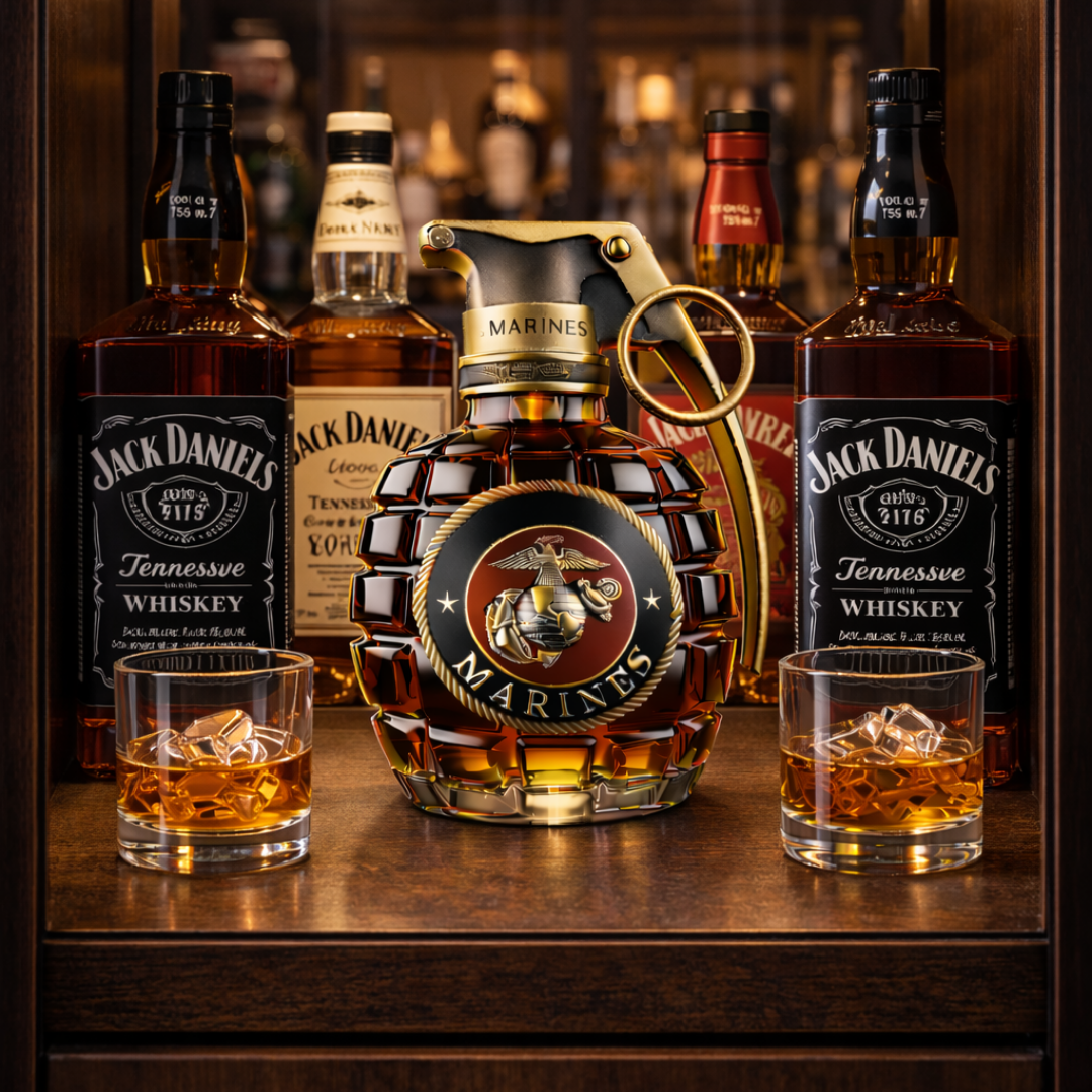 Pomegranate Whisky Bottle - The Elegance of Pomegranate