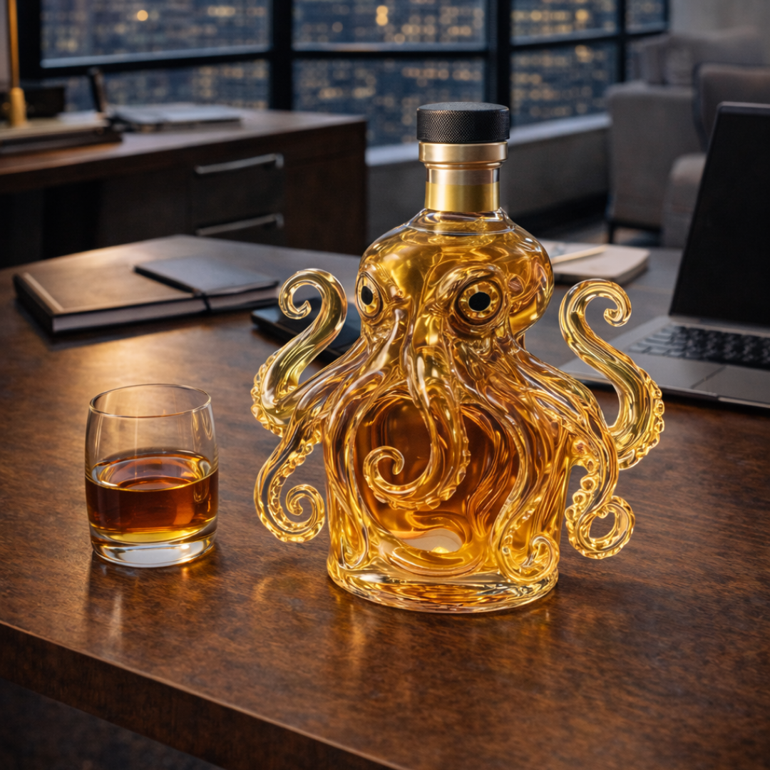 Bottiglia di Whisky Edizione Polpo