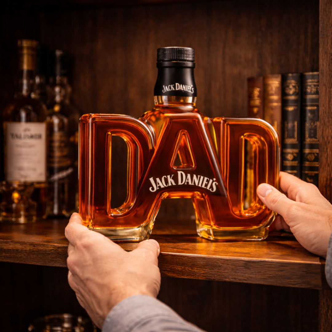 Jack Daniel's Whiskey Flask - Dad Edition